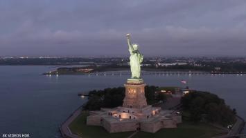 8K | 美国纽约 航拍街景 视频极清